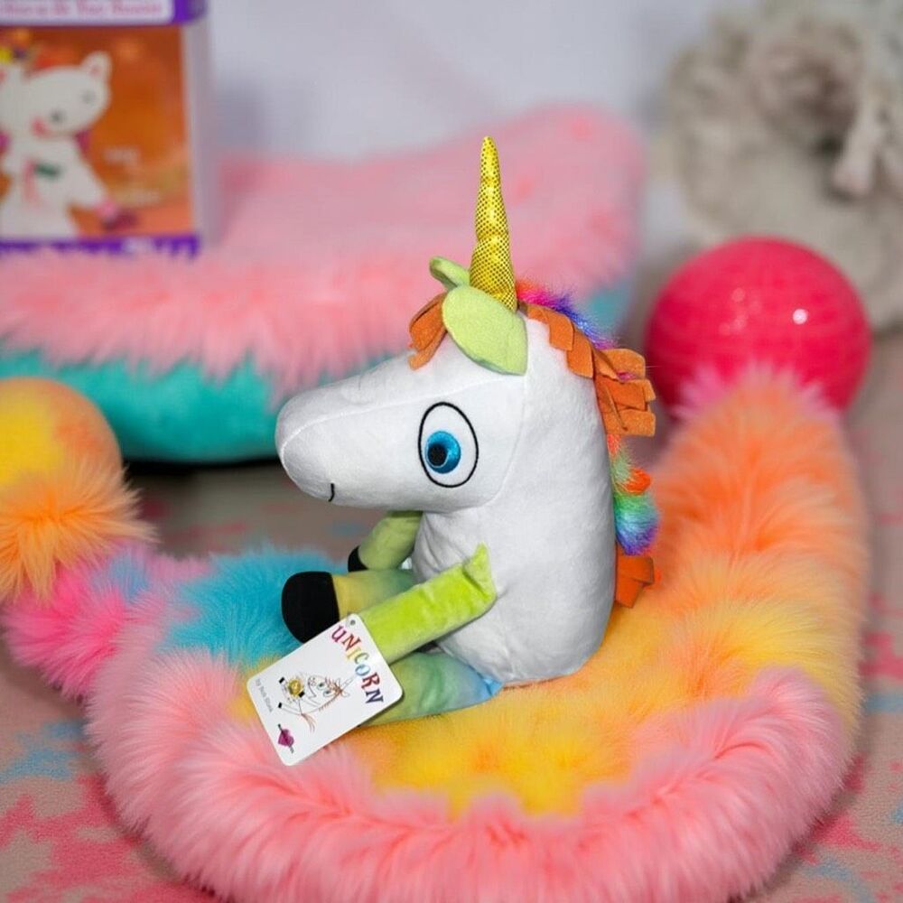 NWT 2013 Kohls Cares Unicorn Plush Bob Shea Stuffed Animal 12”